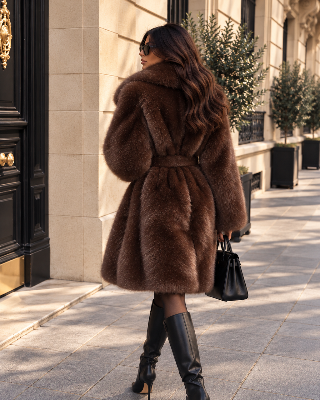 Fourrure Marron Chocolat