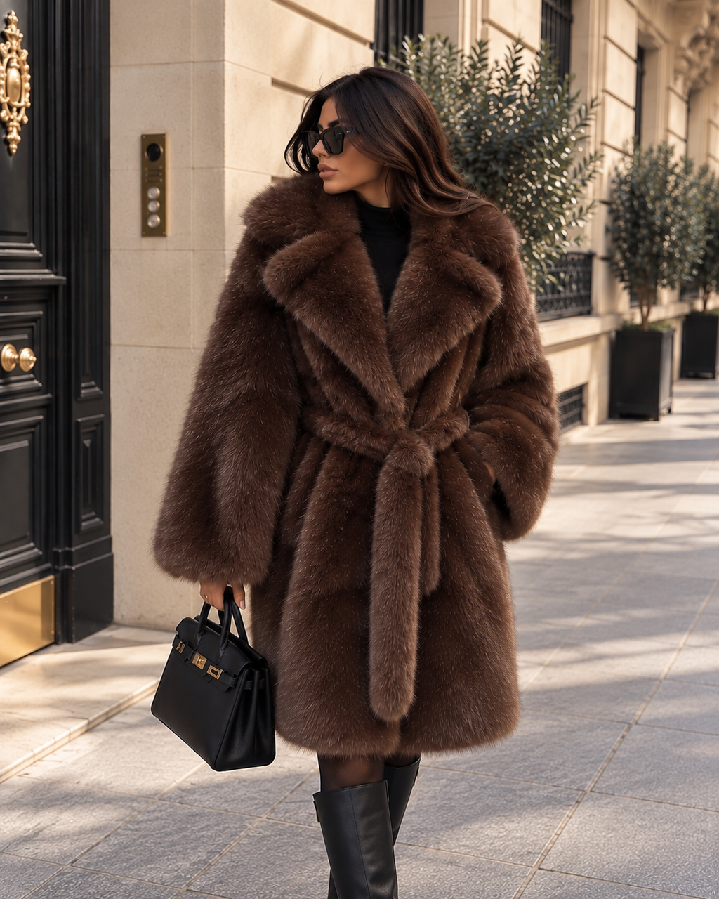 Fourrure Marron Chocolat