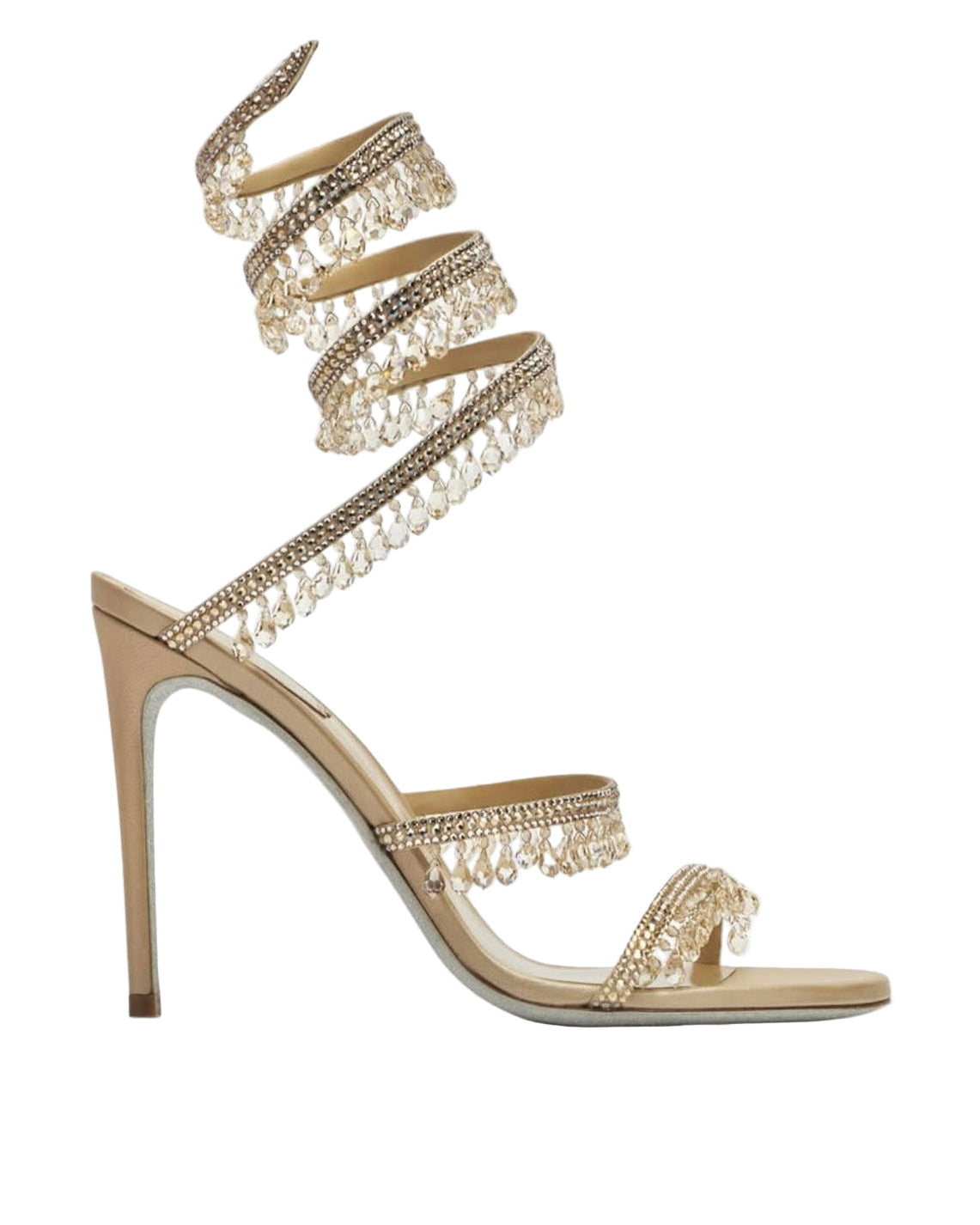 Serpent perlé doré