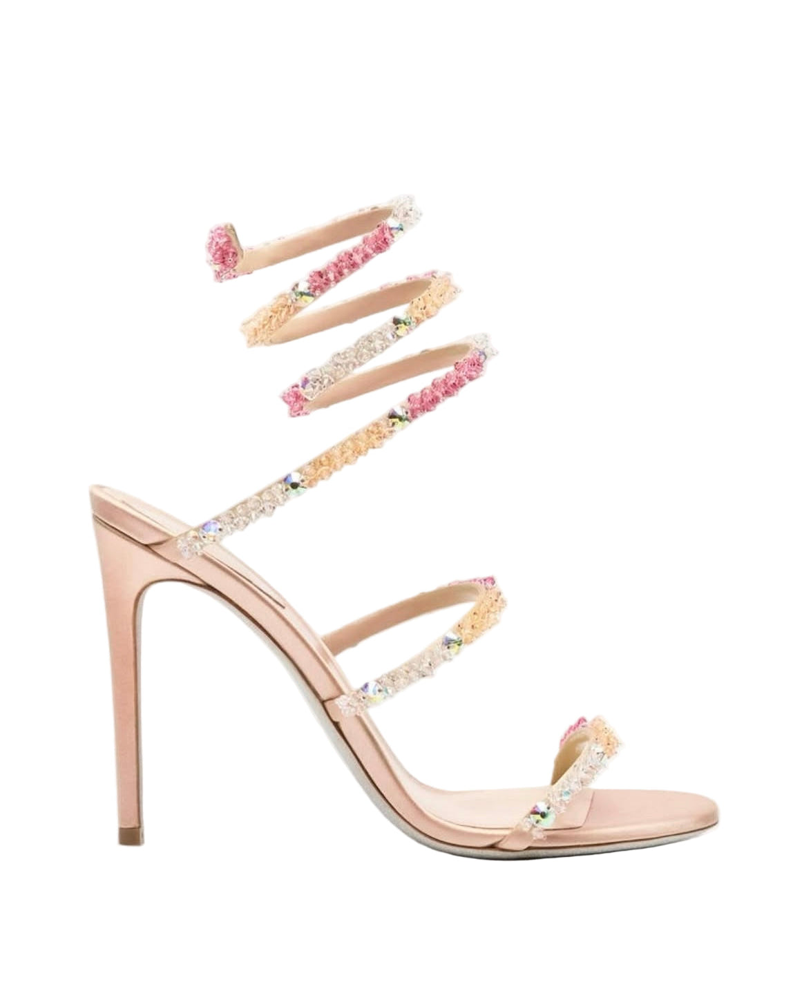 Serpent diamanté fuchsia